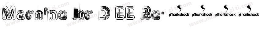 Machine Itc D EE Re字体转换